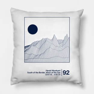 Haruki Murakami / Minimalist Style Graphic Artwork Pillow