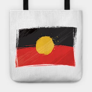 Aboriginal Flag Fire Tote