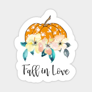 Fall in love pumpkin Magnet