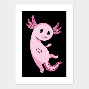 Cute Axolotl Posters And Art Prints Teepublic