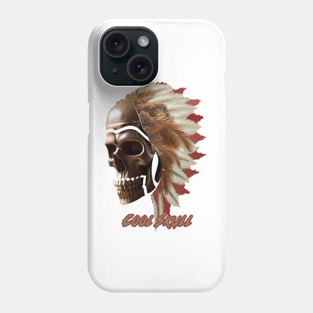 cool skull Phone Case by siano