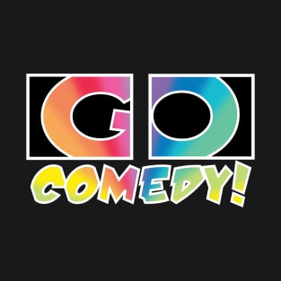 Go Comedy rainbow logo T-Shirt