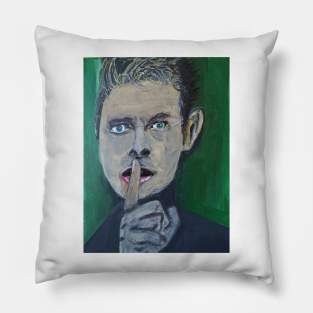 David says sssh Pillow