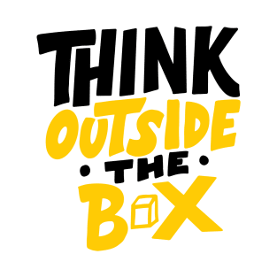 Think Outside of the Box Motivational Quote T-Shirt