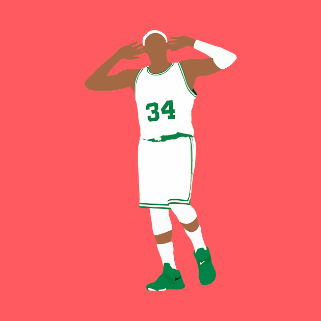 Paul Pierce Hand to Ear by xRatTrapTeesx