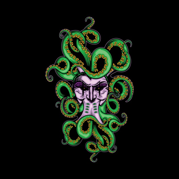 Lovecraftian Medusa by FAKE NEWZ DESIGNS