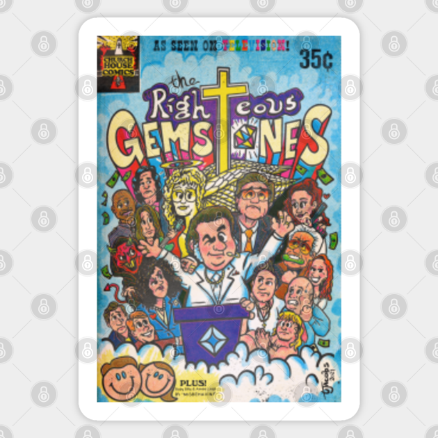 Cartoon Gemstones - The Comic! - Righteous Gemstones - Sticker