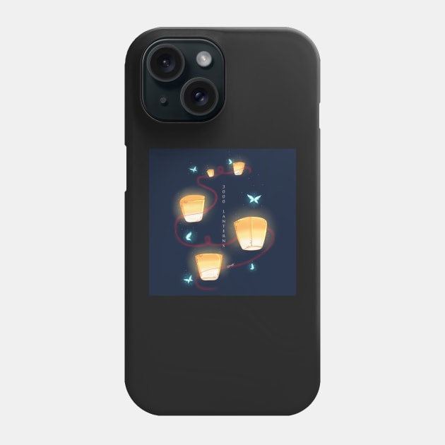 Three thousand lanterns - Qiandeng Temple Phone Case by LChiaraArt