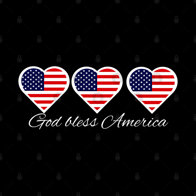 God bless America, 4th of July design by Apparels2022