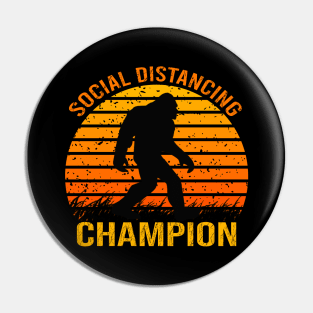 Social Distancing Champion Pin