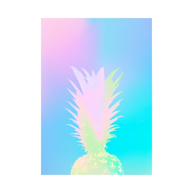 pineapple holographic by ruifaria