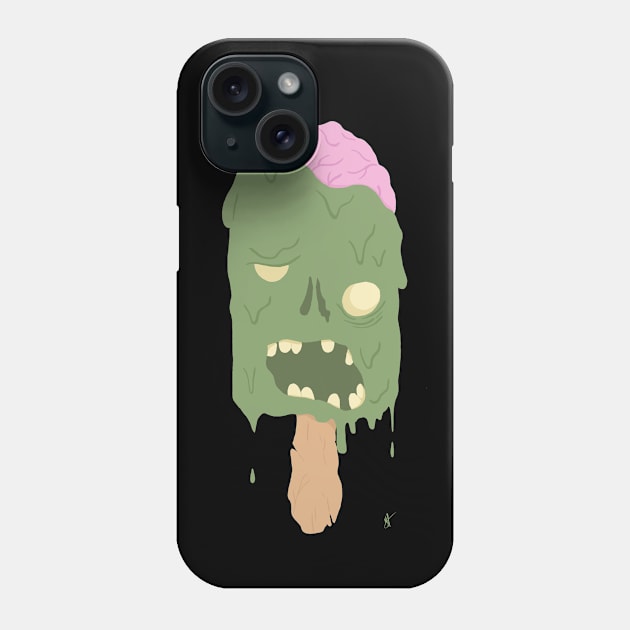 Brraaaain Freeze! Phone Case by randamuART