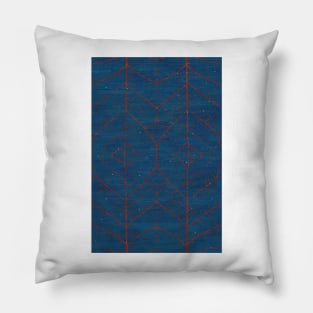 Indigo winter Pillow