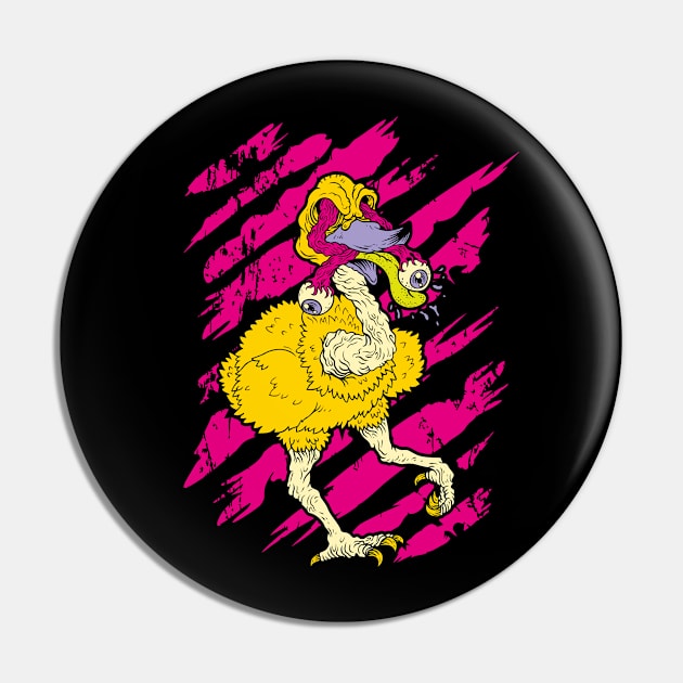 Ostrich Pin by Johanrahadi