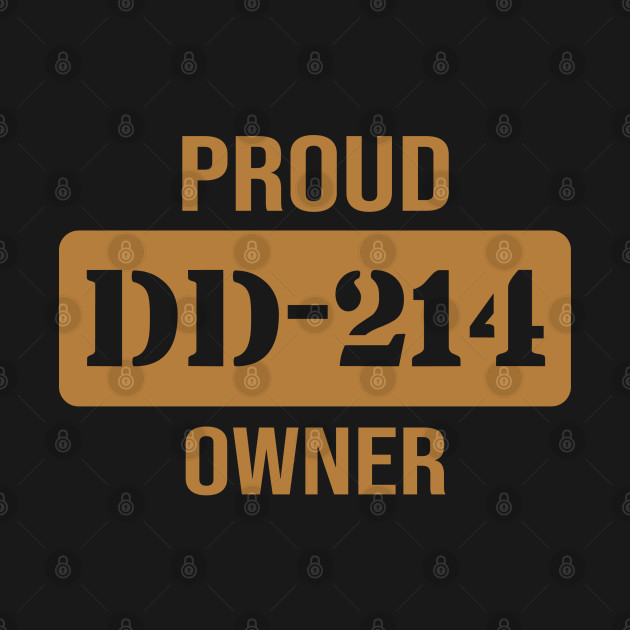 Disover Veteran Proud Owner DD-214 Military - Veteran - T-Shirt