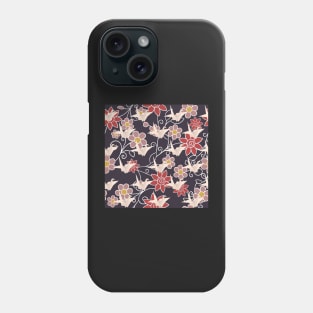 Origami flower pattern Phone Case