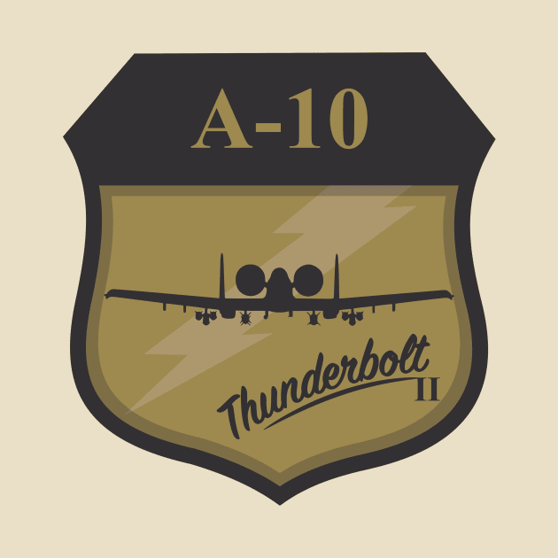 A-10 Warthog Patch (desert subdued) by Tailgunnerstudios