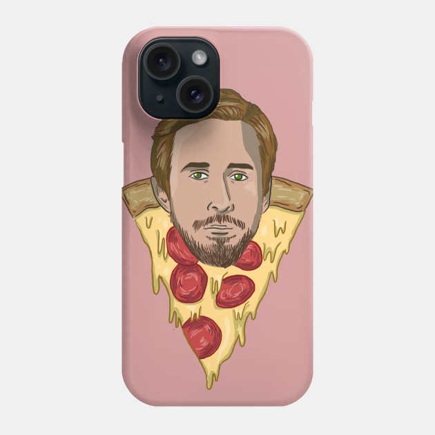 Pizza Ryan Gosling Phone Case by theurelernesto