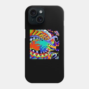 kraken monster ecopop art Phone Case