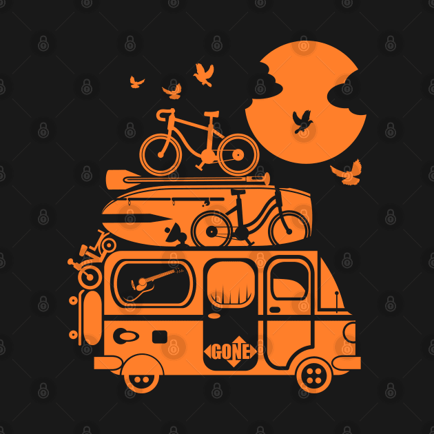 Campervan holiday family vacation by mailboxdisco