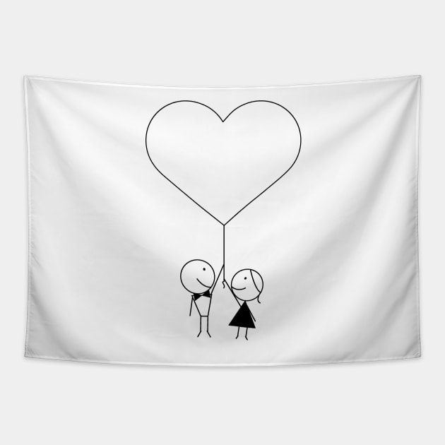 love is in the air Tapestry by renee1ty