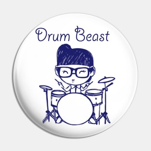 Drum Beast Pin