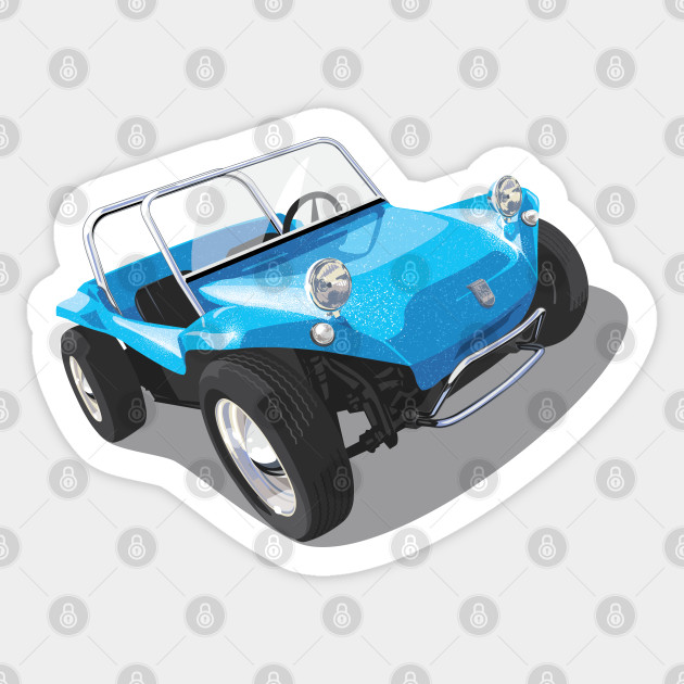 blue beach buggy