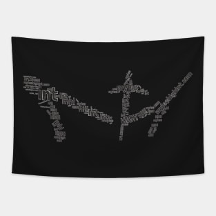 Word Logo Tapestry