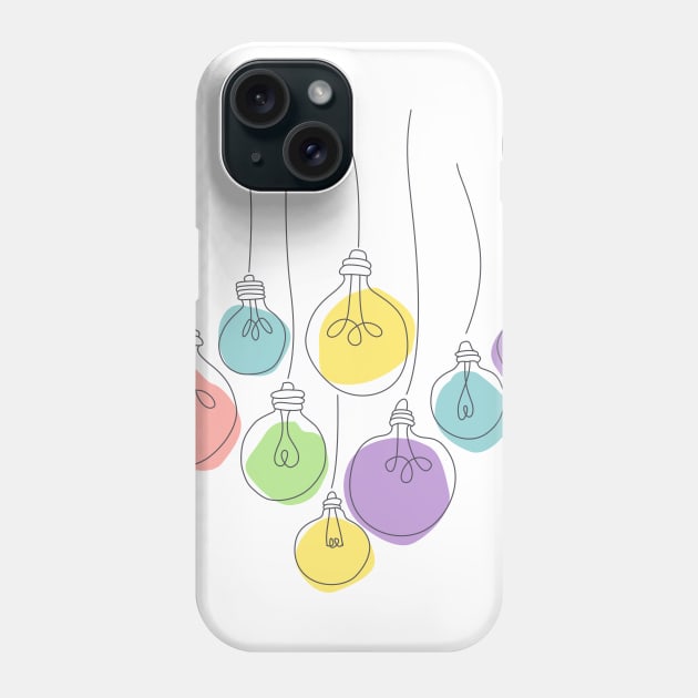 Colorful lamps Phone Case by Orange-C