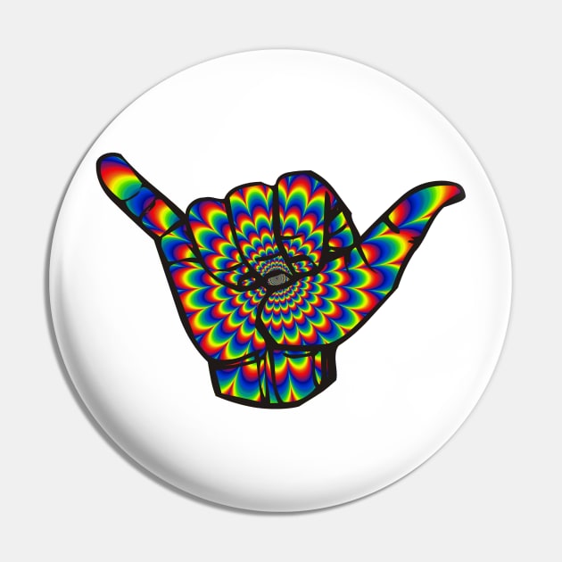 psychedelic Pin by MarkoShirt