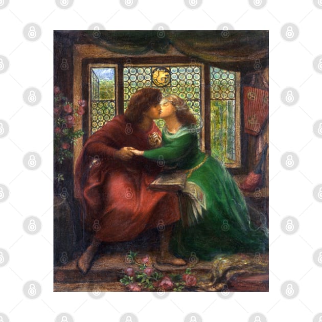 Paolo and Francesca - Dante Gabriel Rossetti by forgottenbeauty