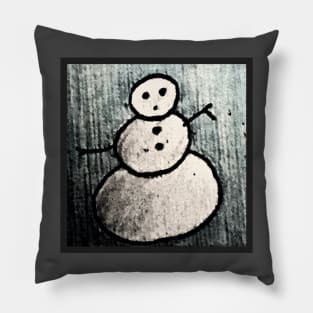 Cute Snowman Pillow