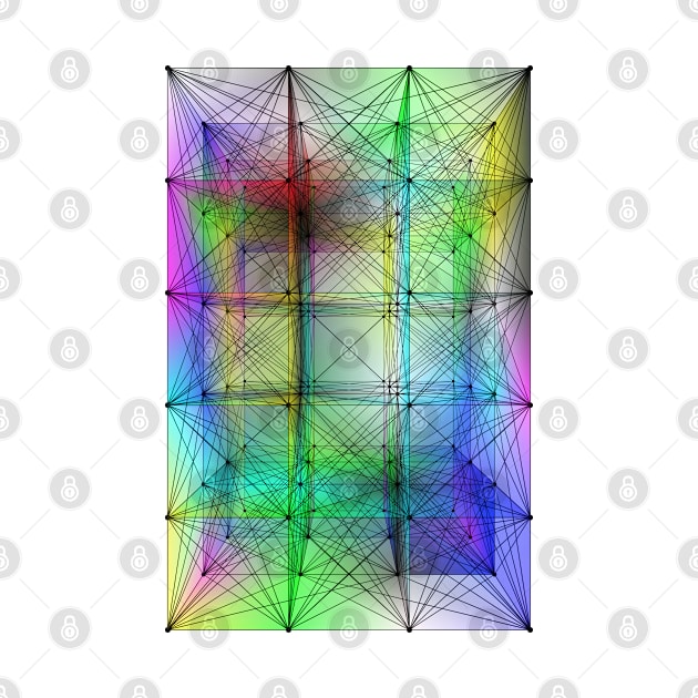 Multi-colored parallelepiped. by Inch