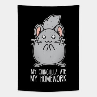 My chinchilla at my homework Tapestry