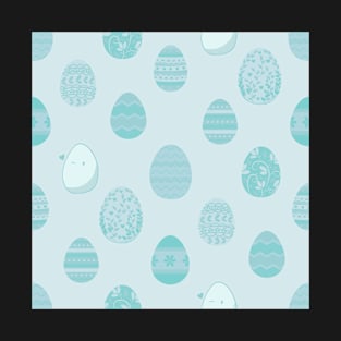 Blue Easter Eggs T-Shirt