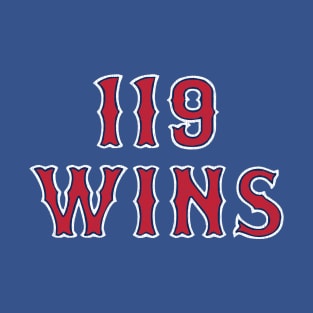 119 Wins Vintage Boston Baseball T-Shirt