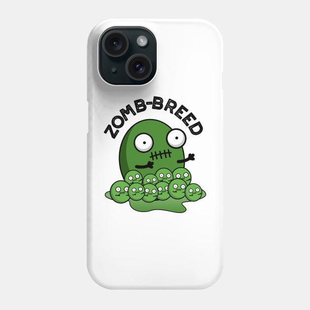 Zom-breed Cute Halloween Zombie Breed Pun Phone Case by punnybone