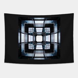 Industrial Mandala Tapestry