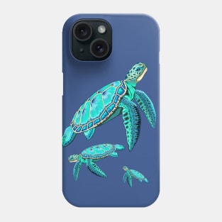 Sea Turtle Turquoise Oceanlife Phone Case