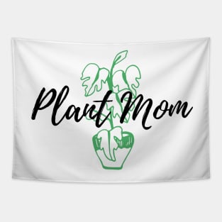 Plant Mom Green Pot Tapestry