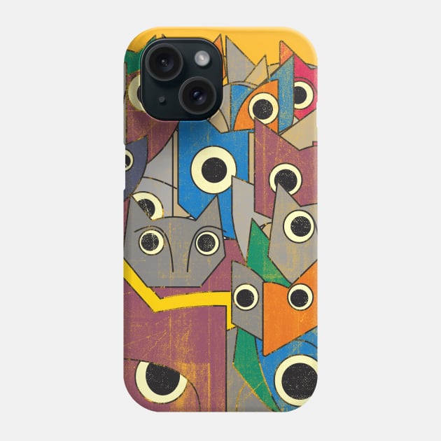 Catastrophe Grunge Mix Phone Case by bulografik