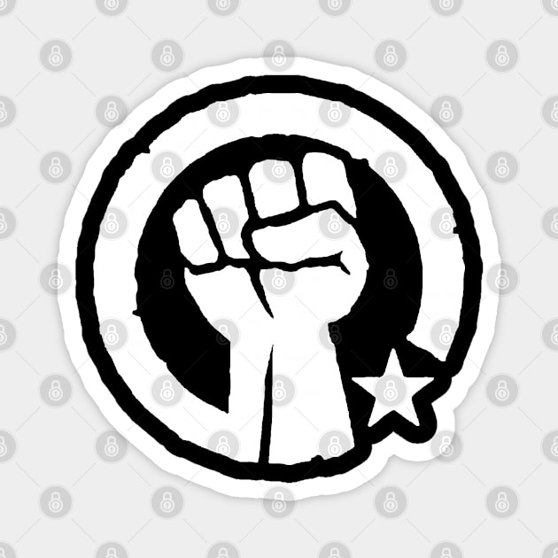 Raised Revolution Fist Magnet by skittlemypony