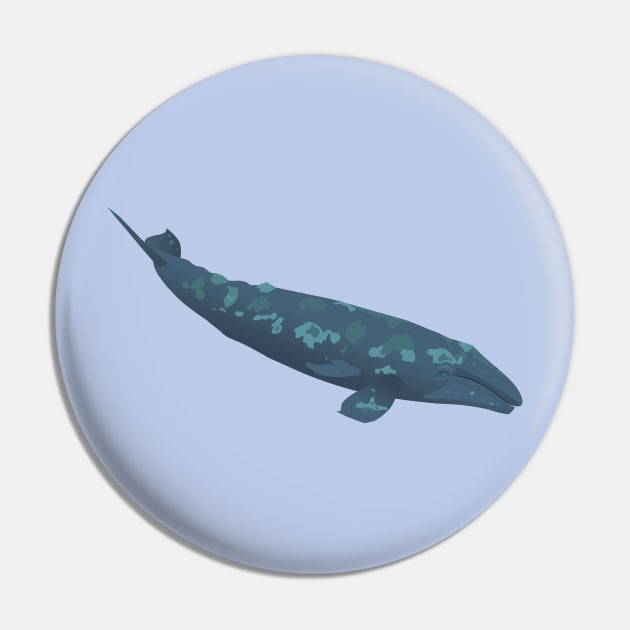 Gray Whale Pin by NorseTech