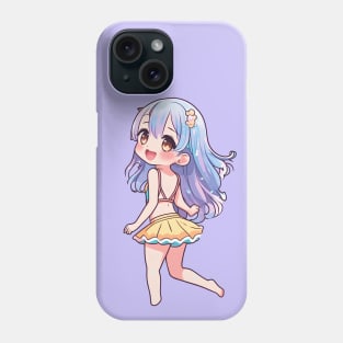 Cute anime girl in bikini Phone Case