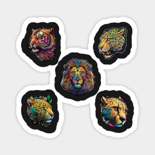 Big Cats Pack 1 Magnet