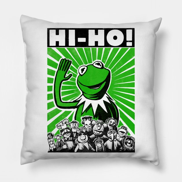 Hi-Ho! Pillow by victorcalahan