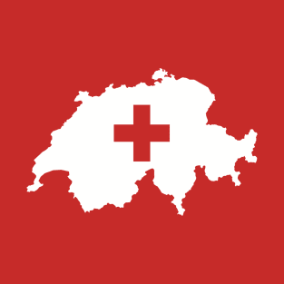 Switzerland map T-Shirt