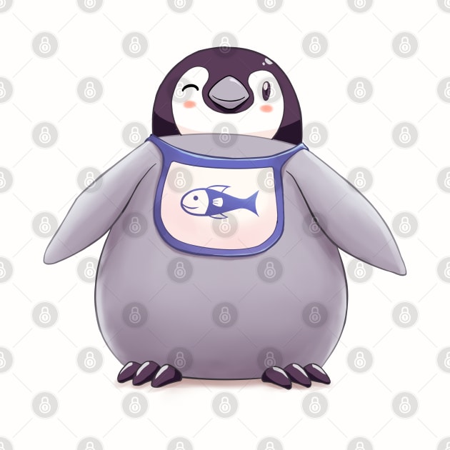 Penguin Ready For Fish (Plain) by EdgeKagami