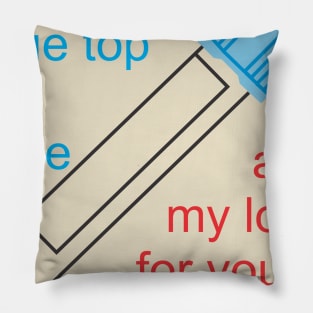 Blue Top Lab Tube Pillow