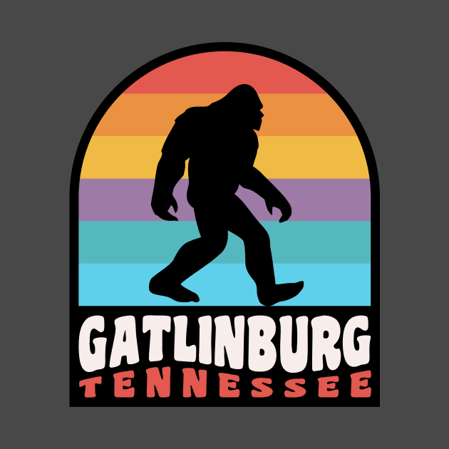 Gatlinburg Tennessee Bigfoot Sasquatch Great Smoky Mountains by PodDesignShop
